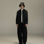 Big Business Shirt Black Oxford + Contrast Stitch | PORTER JAMES SPORTS | Mad About The Boy