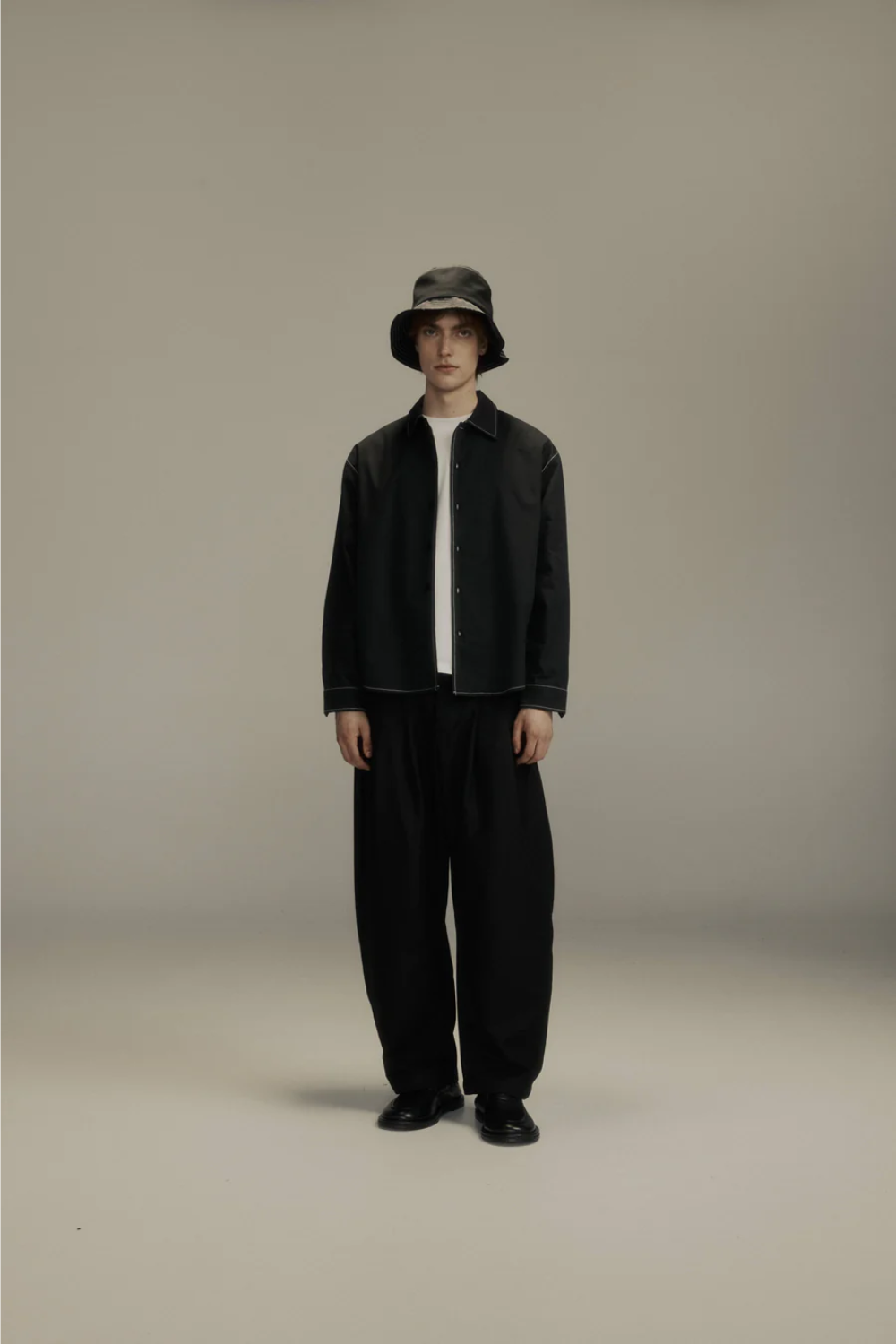 Big Business Shirt Black Oxford + Contrast Stitch | PORTER JAMES SPORTS | Mad About The Boy