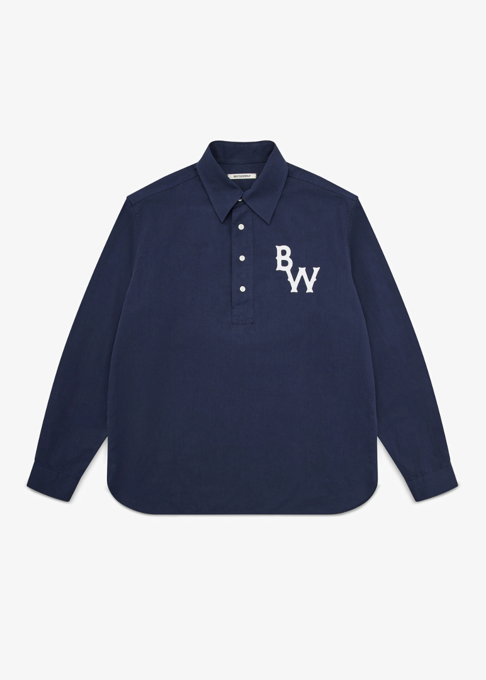 Benny L/S Shirt - Navy | Brotherwolf | Mad About The Boy