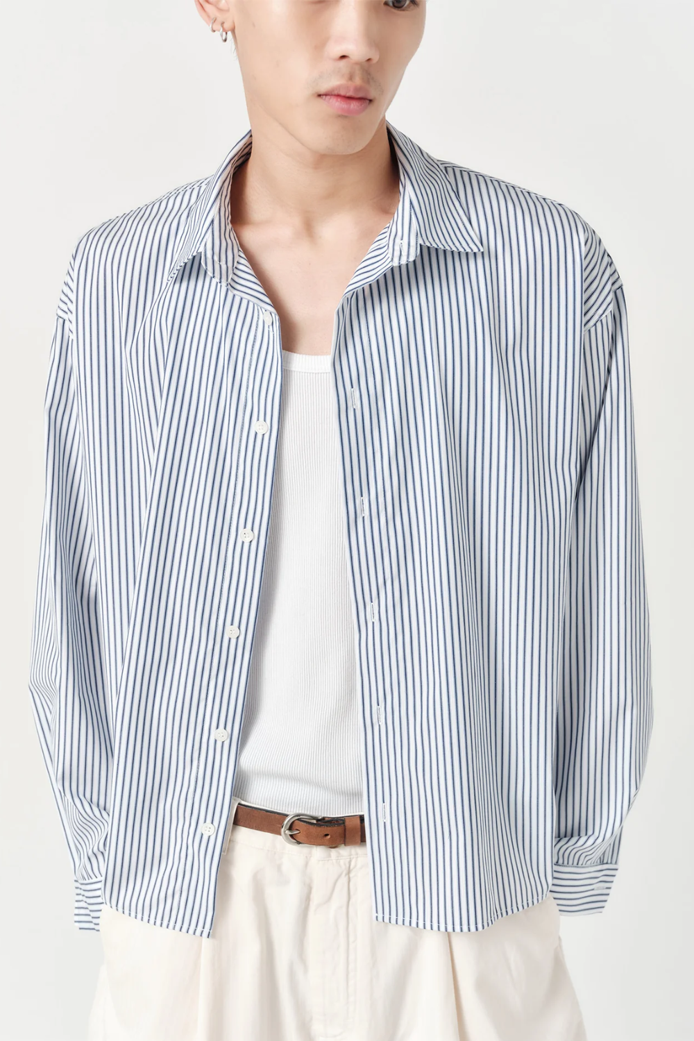 ASHA JASPER - Grid Shirt / Piano Stripe | ASHA JASPER | Mad About The Boy