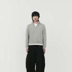 Brushed Knitted Zip Up / Grey | PORTER JAMES SPORTS | Mad About The Boy