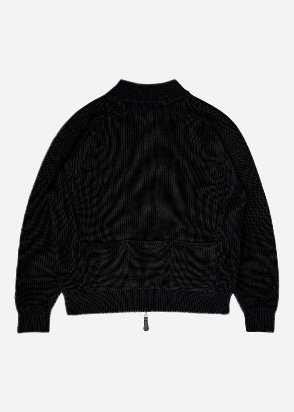Pennant Knit Zip Cardigan - Black | BLANK CO. | Mad About The Boy