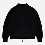 Pennant Knit Zip Cardigan - Black | BLANK CO. | Mad About The Boy