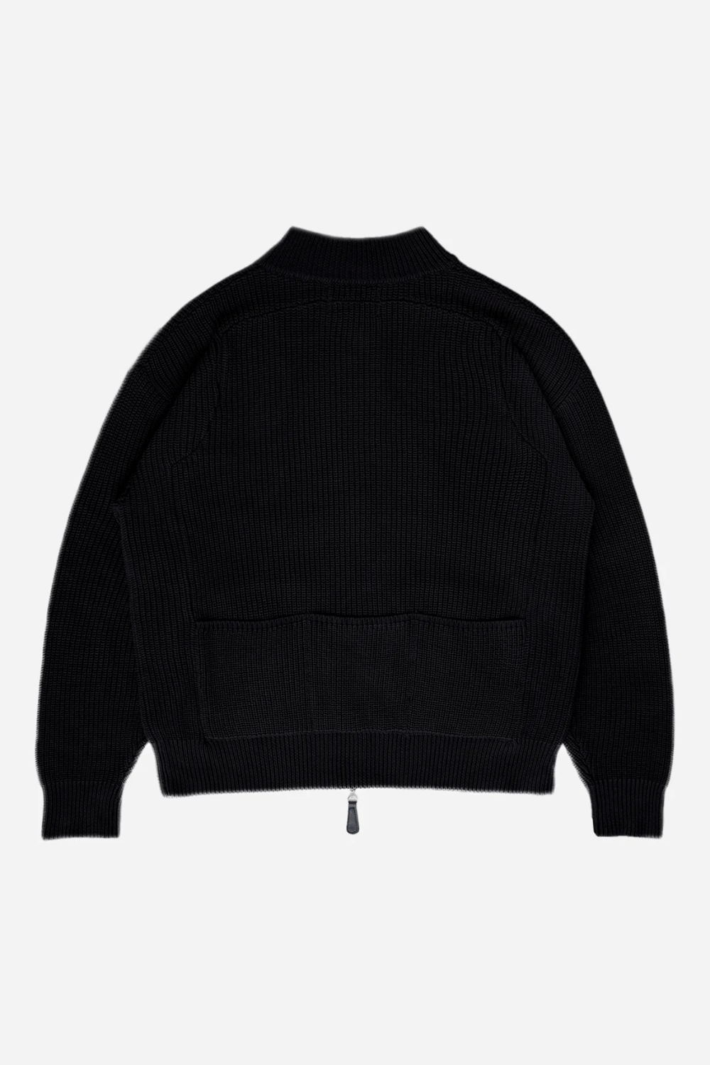 Pennant Knit Zip Cardigan - Black | BLANK CO. | Mad About The Boy