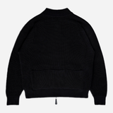 Pennant Knit Zip Cardigan - Black | BLANK CO. | Mad About The Boy