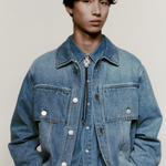 Denim Trucker Jacket - Light Mid-Wash | PORTER JAMES SPORTS | Mad About The Boy