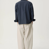 ASHA JASPER - Executive Shirt - Textured Navy Broadcloth | ASHA JASPER | Mad About The Boy