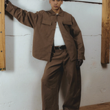 Solace Theory The Jumbo Canvas Shirt - Umber