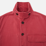 French Chore Coat- Framboise Red