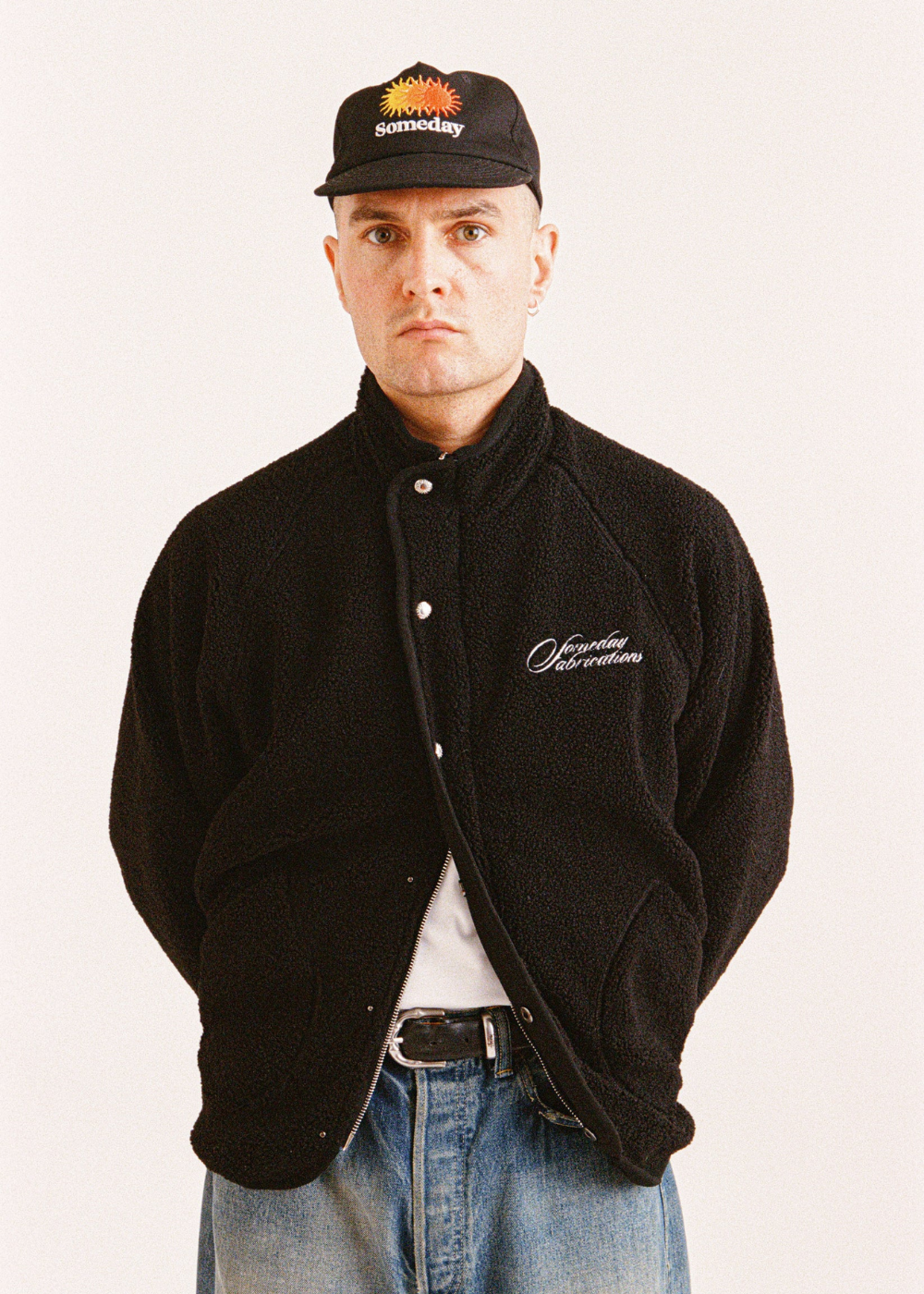 Someday Fabrications - Outpost Wide Fleece / Black | Someday Fabrications | Mad About The Boy
