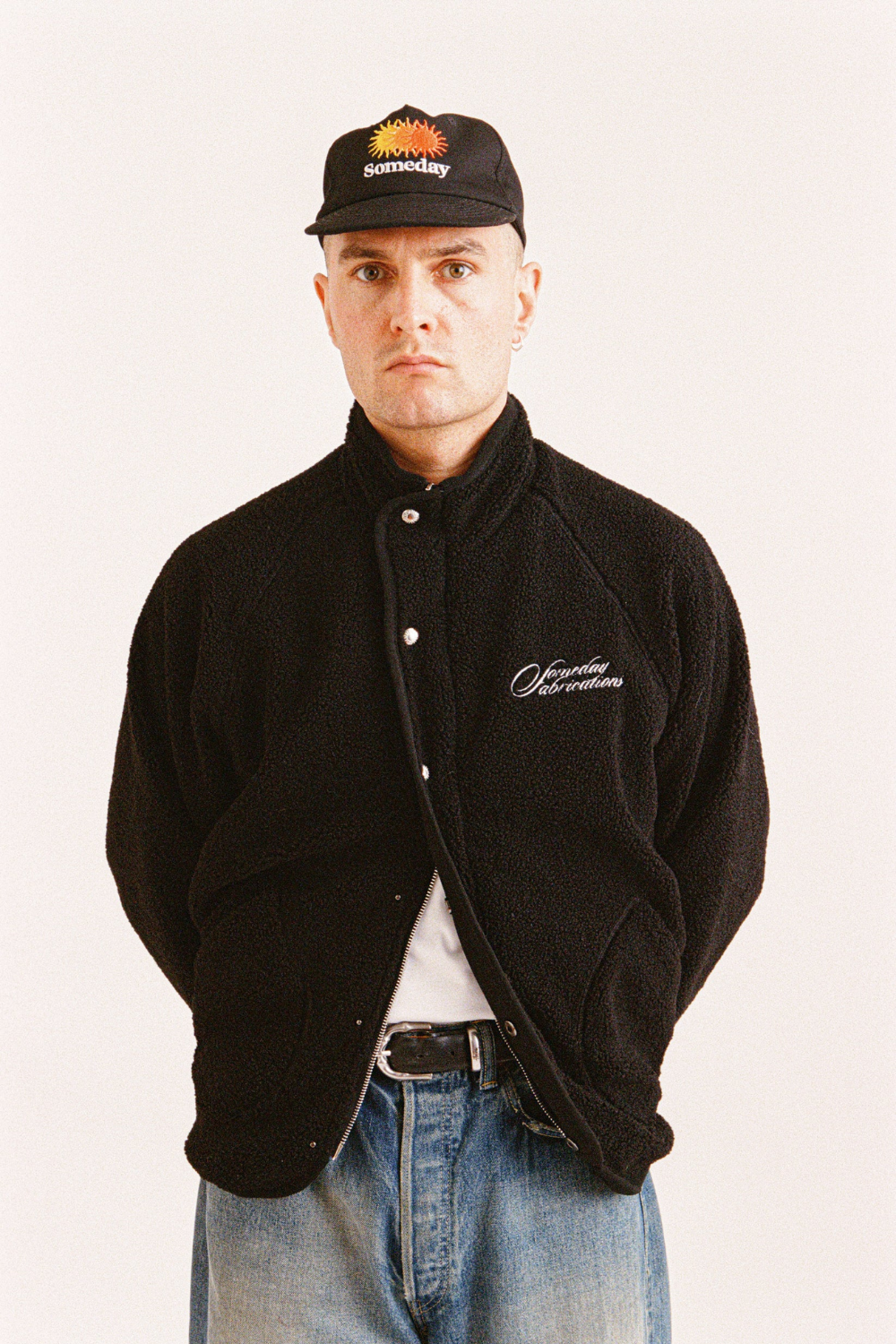 Someday Fabrications - Outpost Wide Fleece / Black | Someday Fabrications | Mad About The Boy