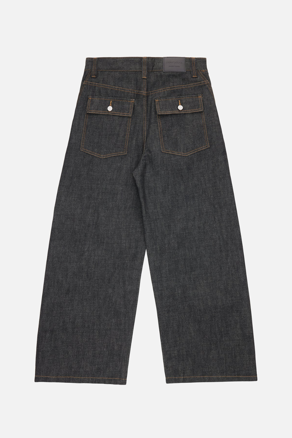 14.5oz Raw Denim Jeans - Black | Colour Plane | Mad About The Boy