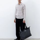 Observe / Grid Stamp Tote - Black | Observe Gallery | Mad About The Boy