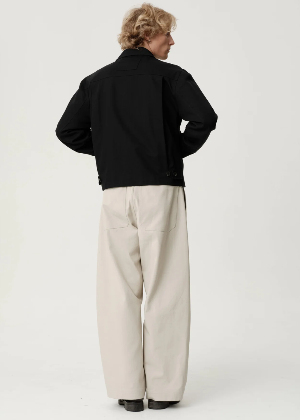 ASHA JASPER - Cary Jacket - Black Cotton Wool Twill | ASHA JASPER | Mad About The Boy