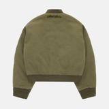 Reversible Bomber Jacket - Military Green