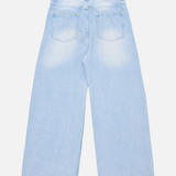 13.5oz Washed Paint Splat Jeans - Light Blue | Colour Plane | Mad About The Boy