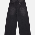 13.5oz Washed Paint Splat Jeans - Black | Colour Plane | Mad About The Boy