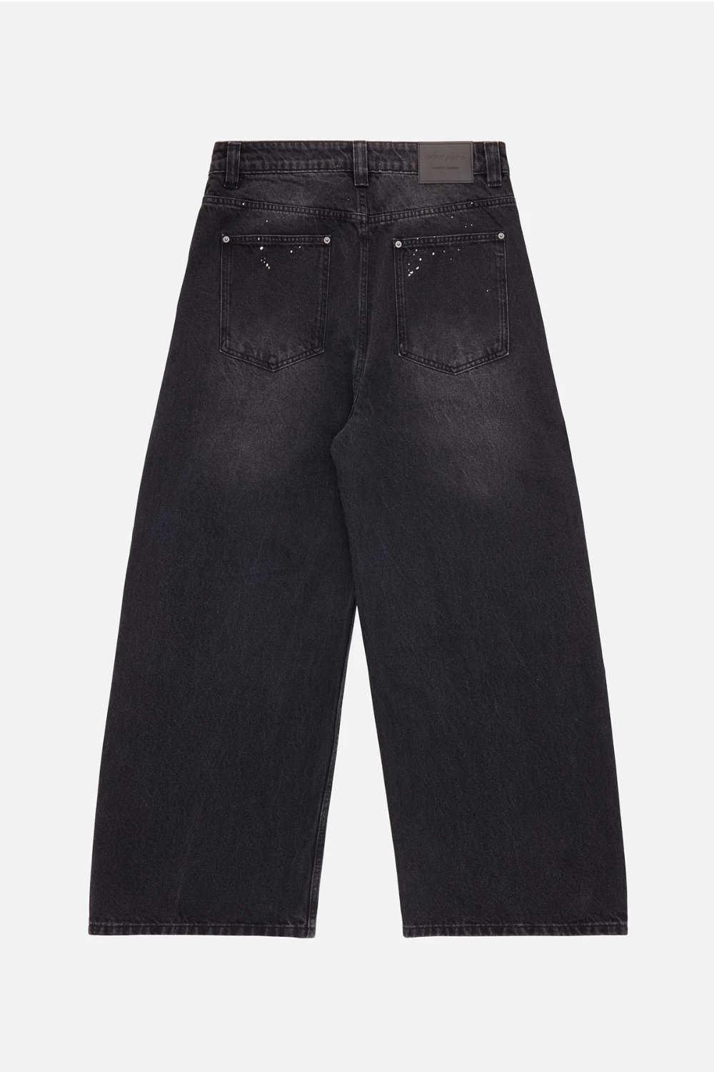 13.5oz Washed Paint Splat Jeans - Black | Colour Plane | Mad About The Boy
