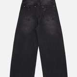 13.5oz Washed Paint Splat Jeans - Black | Colour Plane | Mad About The Boy