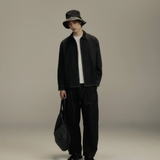 Big Business Shirt Black Oxford + Contrast Stitch | PORTER JAMES SPORTS | Mad About The Boy