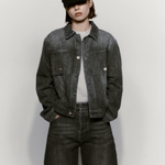 Dart-Knee Japanese Denim - Washed Black | PORTER JAMES SPORTS | Mad About The Boy