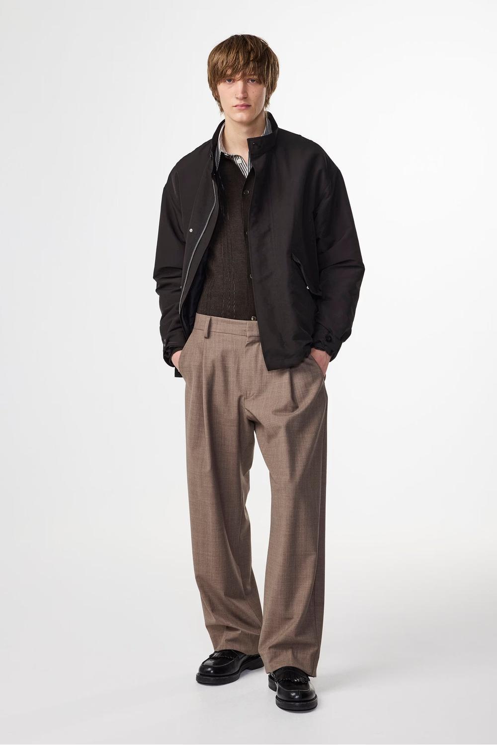 NN.07 Kay Lightweight Relaxed Fit Trouser Khaki Melange | NN07 | Mad About The Boy
