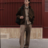 NN.07 Kay Lightweight Relaxed Fit Trouser Khaki Melange | NN07 | Mad About The Boy