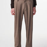 NN.07 Kay Lightweight Relaxed Fit Trouser Khaki Melange | NN07 | Mad About The Boy