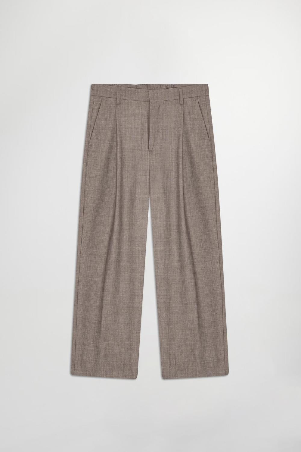 NN.07 Kay Lightweight Relaxed Fit Trouser Khaki Melange | NN07 | Mad About The Boy