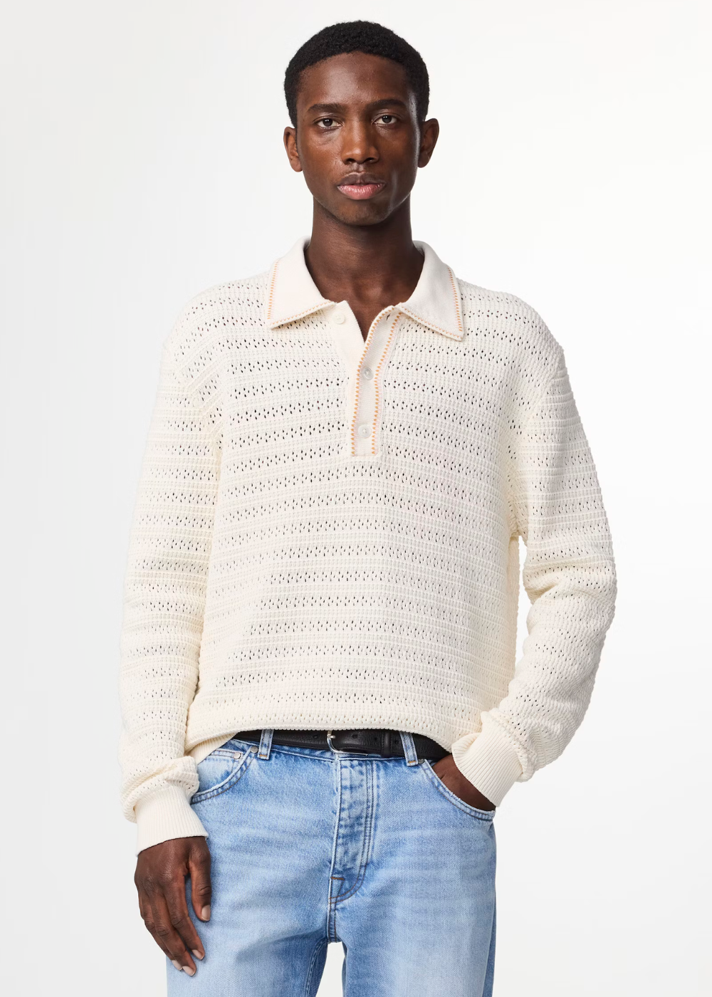 Josh Organic Cotton Polo Ivory | NN07 | Mad About The Boy