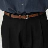 ASHA JASPER - Boardroom Trouser / Black Cotton Wool Twill | ASHA JASPER | Mad About The Boy