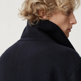 ASHA JASPER - Grant Coat / Navy Wool Melton