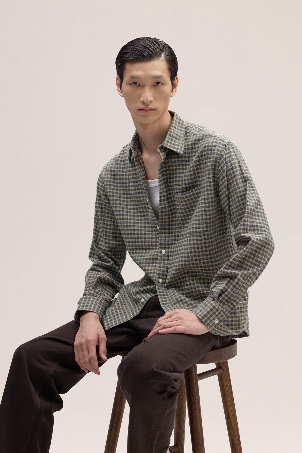 NN.07 Deon Flannel Shirt Coral Check | NN07 | Mad About The Boy