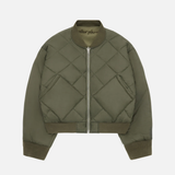 Reversible Bomber Jacket - Military Green
