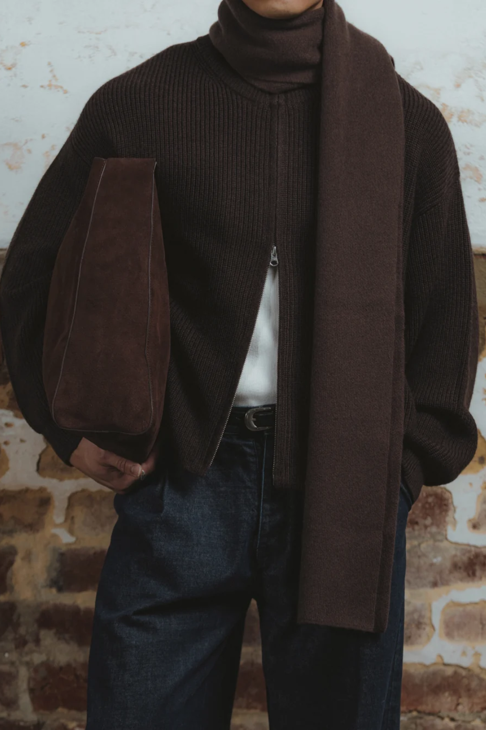Solace Theory The Funnel Knit - Loam | SOLACE THEORY | Mad About The Boy