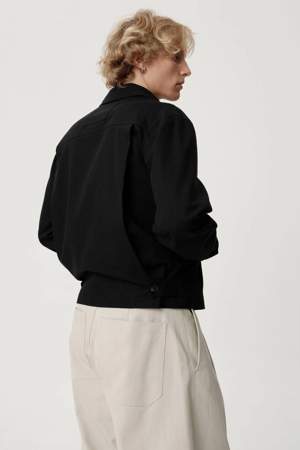 ASHA JASPER - Cary Jacket - Black Cotton Wool Twill | ASHA JASPER | Mad About The Boy
