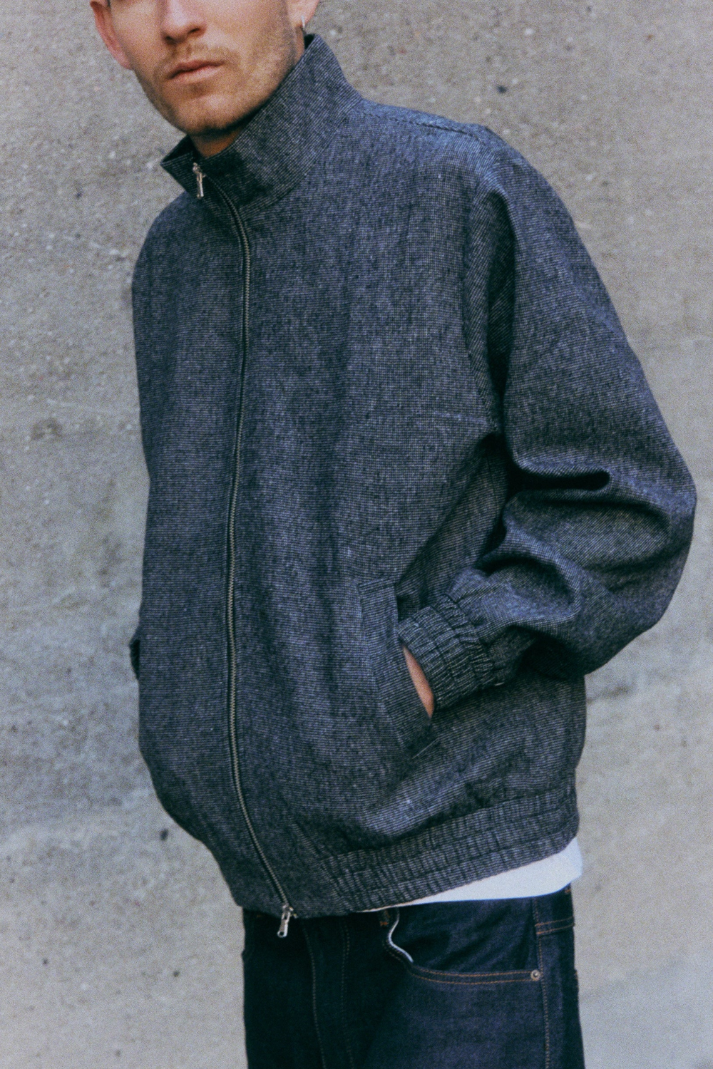 Maecor - Aksel Zip / Grey Melange | Maecor | Mad About The Boy