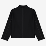 Workers Jacket Black Wool + Contrast Stitch | PORTER JAMES SPORTS | Mad About The Boy
