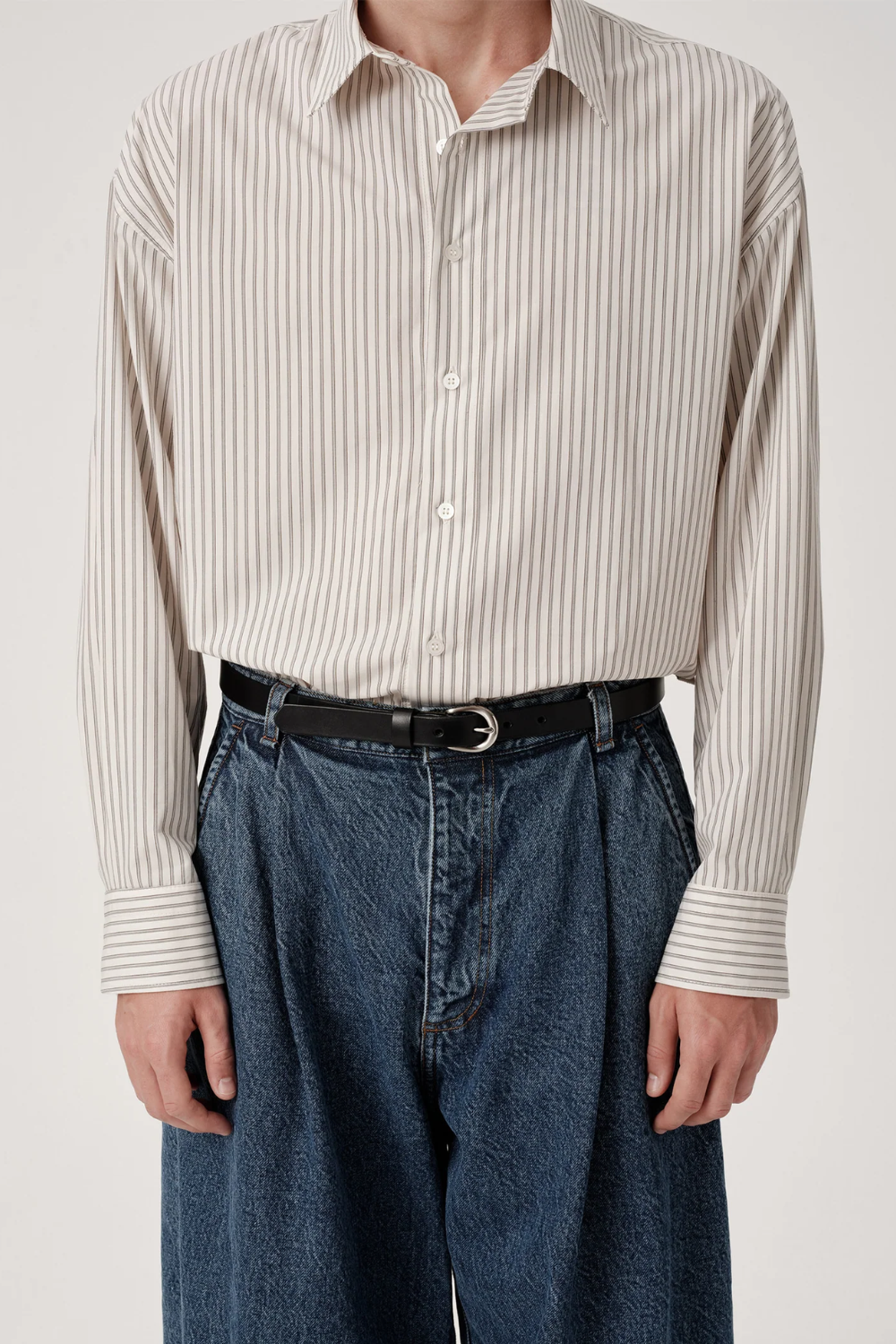 ASHA JASPER - Volume Italian Denim Trouser / Stonewashed Indigo | ASHA JASPER | Mad About The Boy