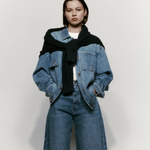 Denim Trucker Jacket - Light Mid-Wash | PORTER JAMES SPORTS | Mad About The Boy