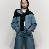 Denim Trucker Jacket - Light Mid-Wash | PORTER JAMES SPORTS | Mad About The Boy