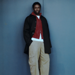 Brushed Knitted Zip Up / Burgundy | PORTER JAMES SPORTS | Mad About The Boy