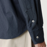 ASHA JASPER - Executive Shirt - Textured Navy Broadcloth | ASHA JASPER | Mad About The Boy