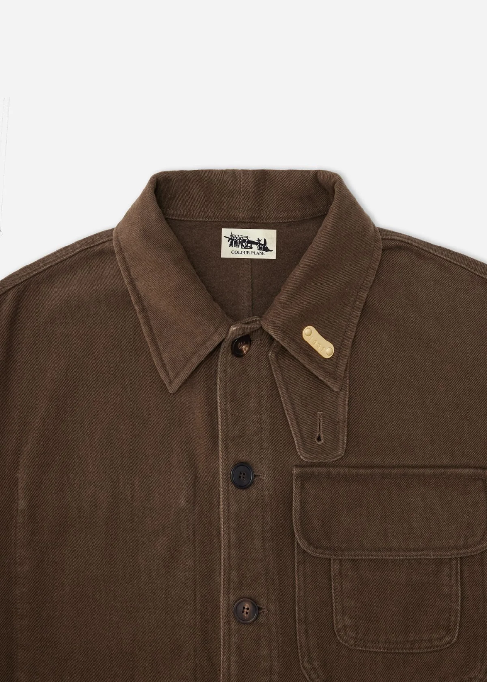 Colour Plane - French Chore Coat / Chocolate Brown | Colour Plane | Mad About The Boy