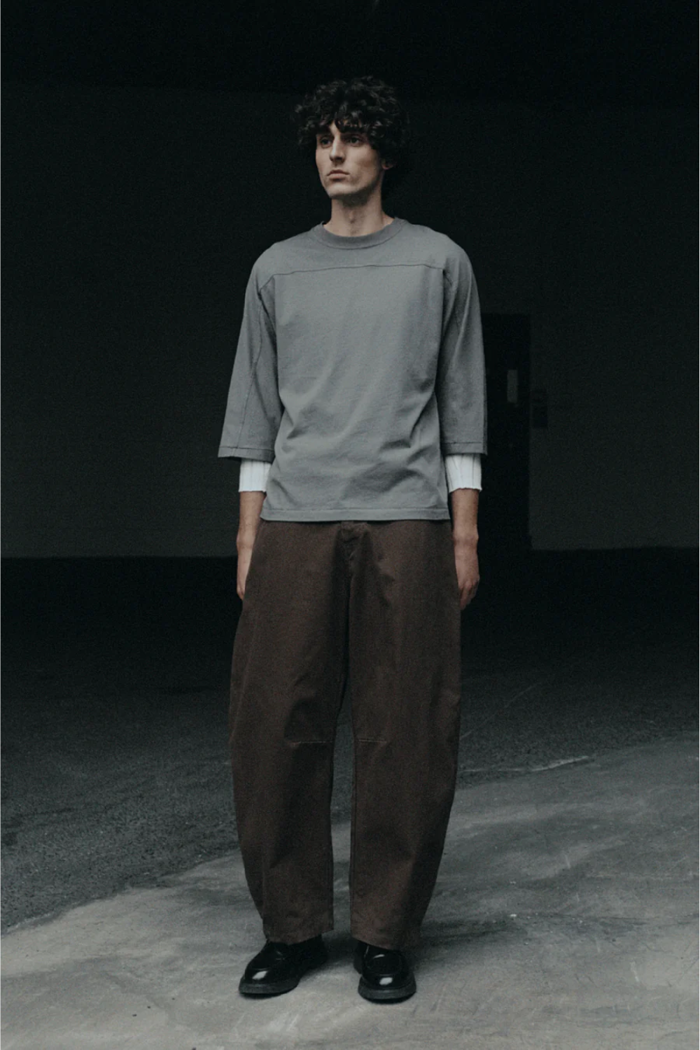 Dart-Knee Fatigue Pants Charcoal Herringbone | PORTER JAMES SPORTS | Mad About The Boy