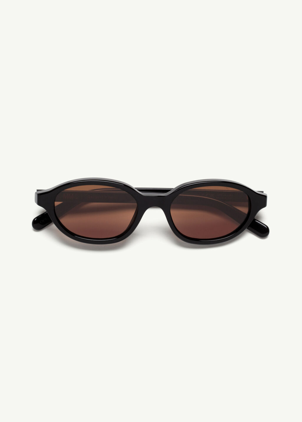 MM6 - Slim Oval Sunglasses / Black | Maison Margiela | Mad About The Boy