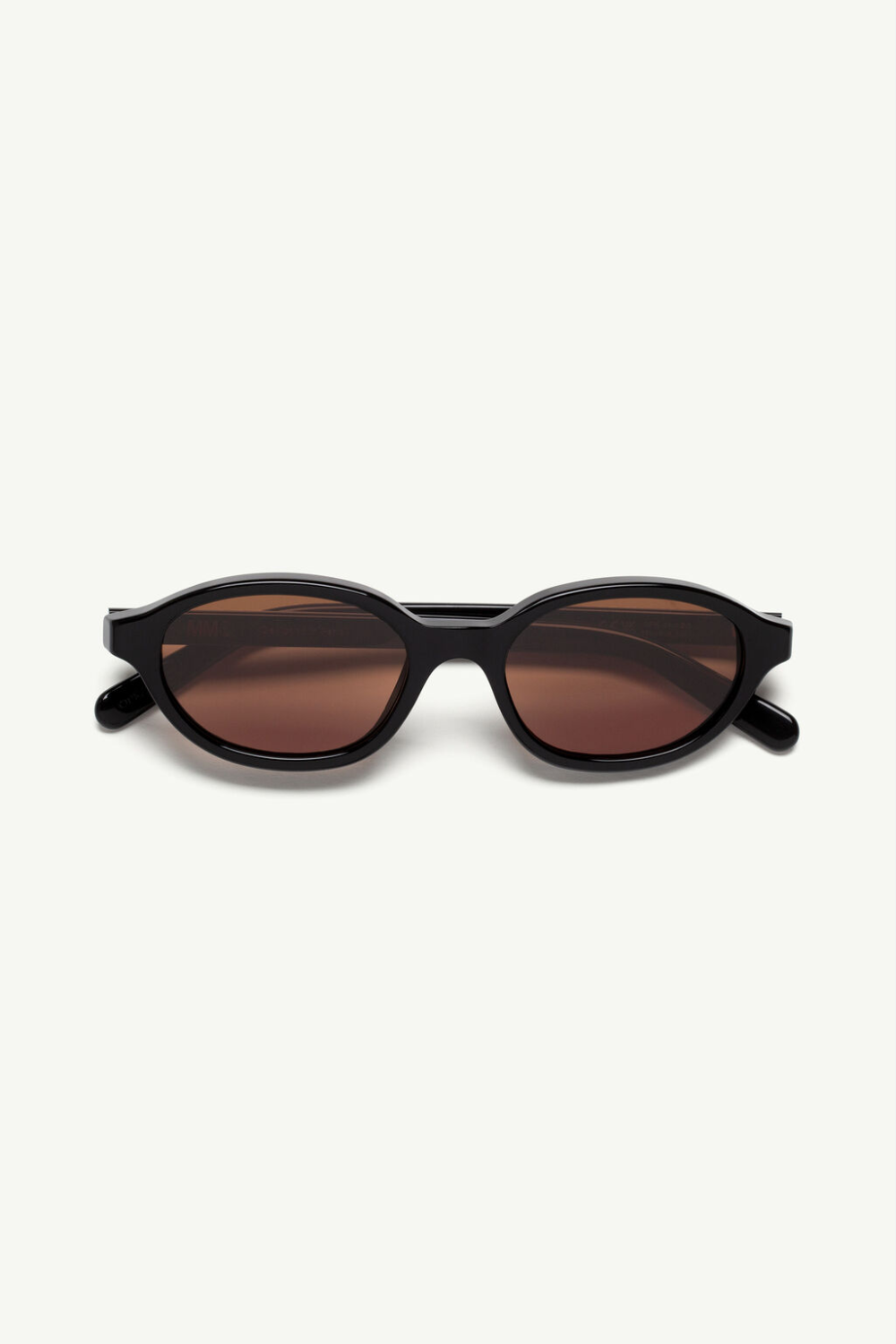 MM6 - Slim Oval Sunglasses / Black | Maison Margiela | Mad About The Boy