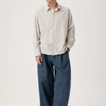 ASHA JASPER - Executive Shirt / Beige Lawn Stripe | ASHA JASPER | Mad About The Boy