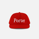 Porter James Sports 5-Panel Snapback - Porter Red Satin Nylon | PORTER JAMES SPORTS | Mad About The Boy