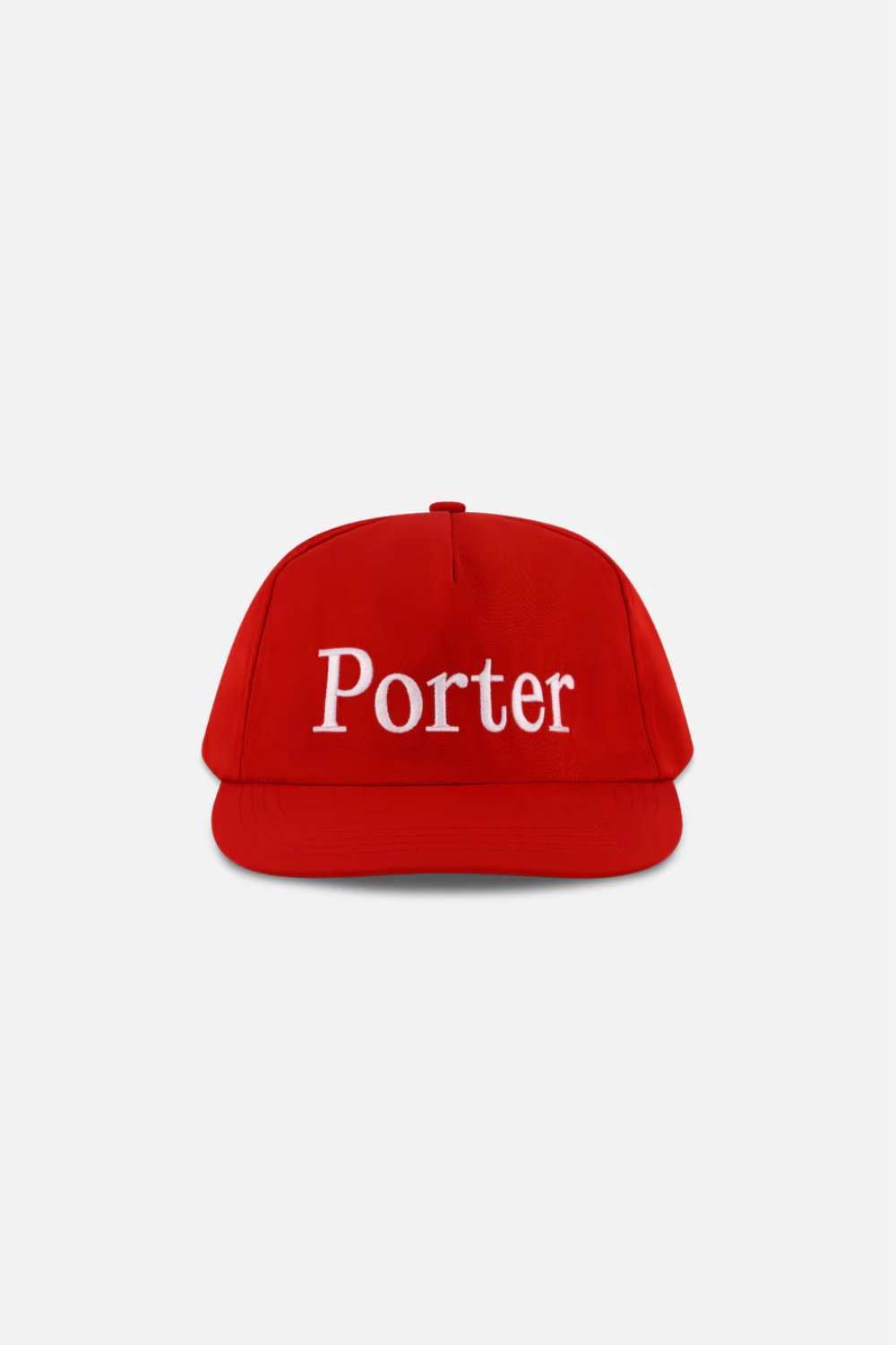 Porter James Sports 5-Panel Snapback - Porter Red Satin Nylon | PORTER JAMES SPORTS | Mad About The Boy